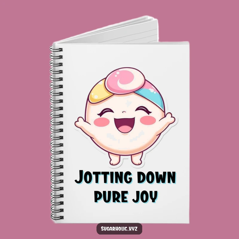Jot Down Joy: Funny Candy Character Notebook - Happy Notes
