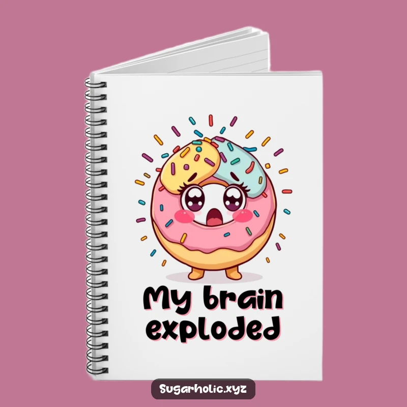 Funny Donut Sprinkles Notebook: Surprise Ideas Journal Funny Gift