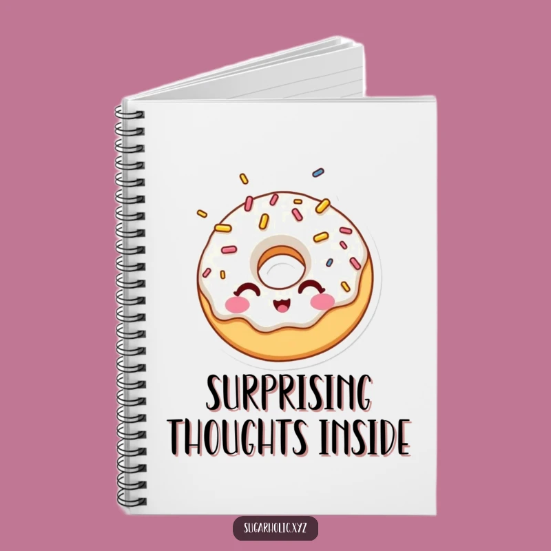 Funny Donut Sprinkle Wink Notebook - Hilarious Journal for Sweet Ideas