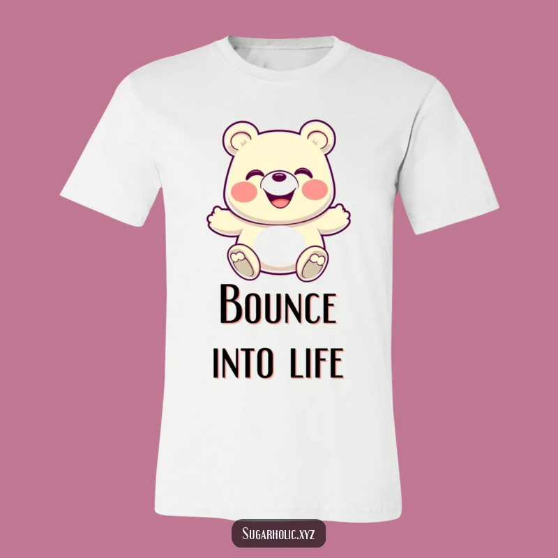 Funny Gummy Bear Bounce Tee: Wear Your Energy!