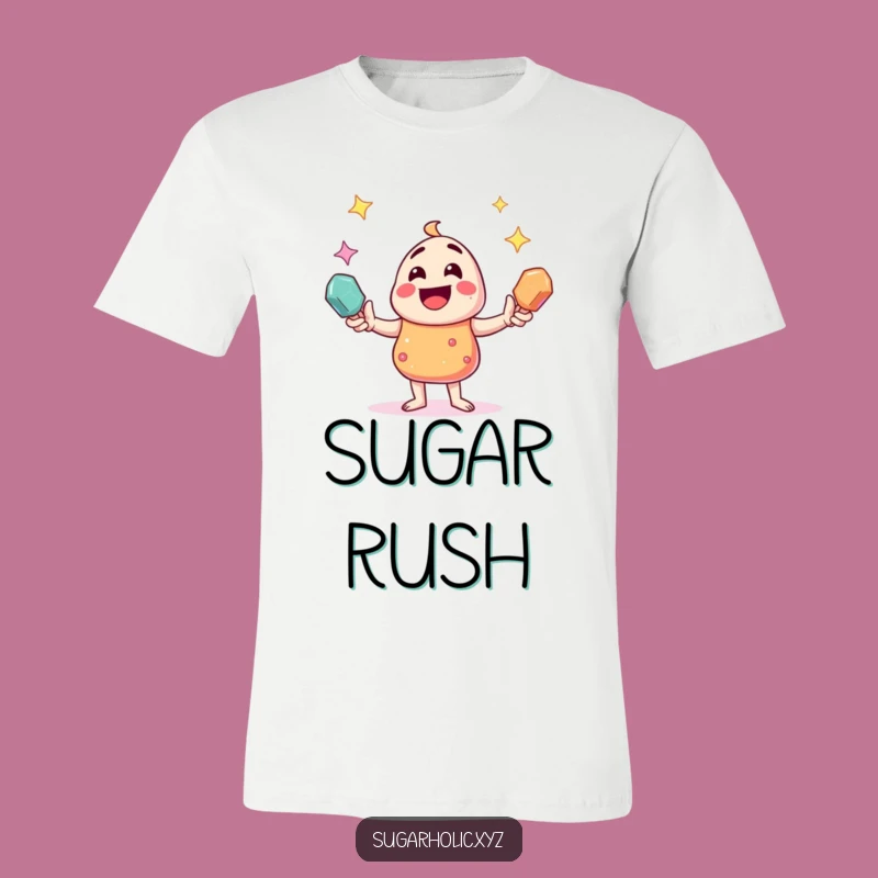 Funny Candy Juggler T-Shirt - Sparkling Rock Candy Tee Gift Idea