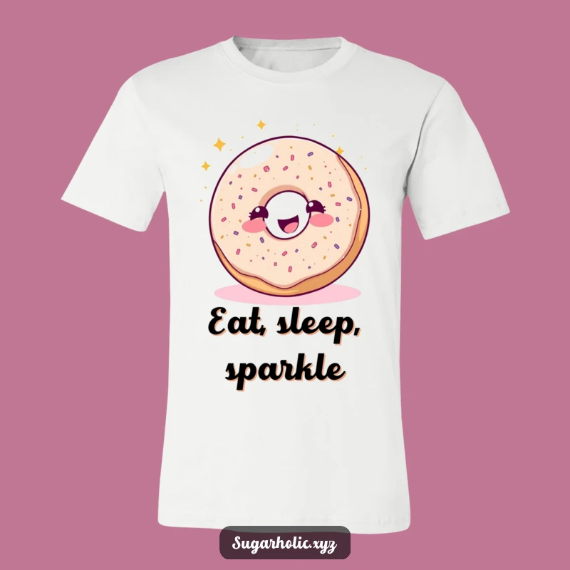 Funny Glitter Sprinkle T-Shirt: Hilarious Gift for the Joyful foodie