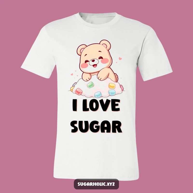 Funny Gummy Bear Sugar Dive T-Shirt - Wear Your Sweet Obsession!