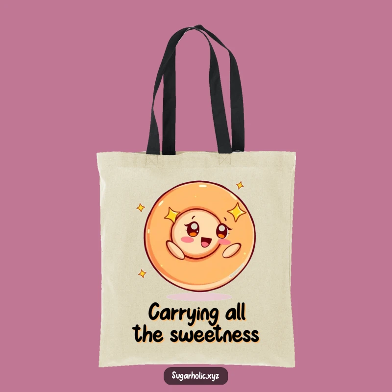 Funny Caramel Swirl Starry Eyes Tote Bag: Carry Your Fun in Style, Perfect Gift