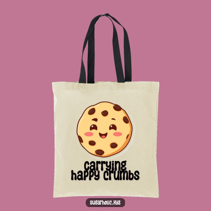 Funny Melting Cookie Tote Bag - Carry Happy Treats Hilariously