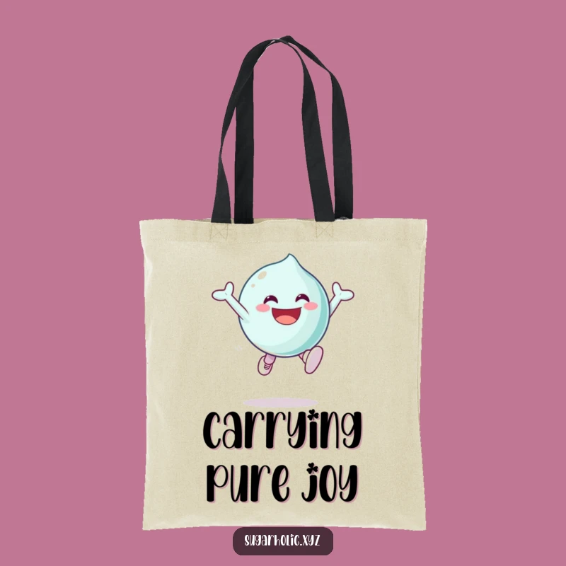 Funny Candy Character Tote Bag: Sugary Excitement Shopping Funny Gift