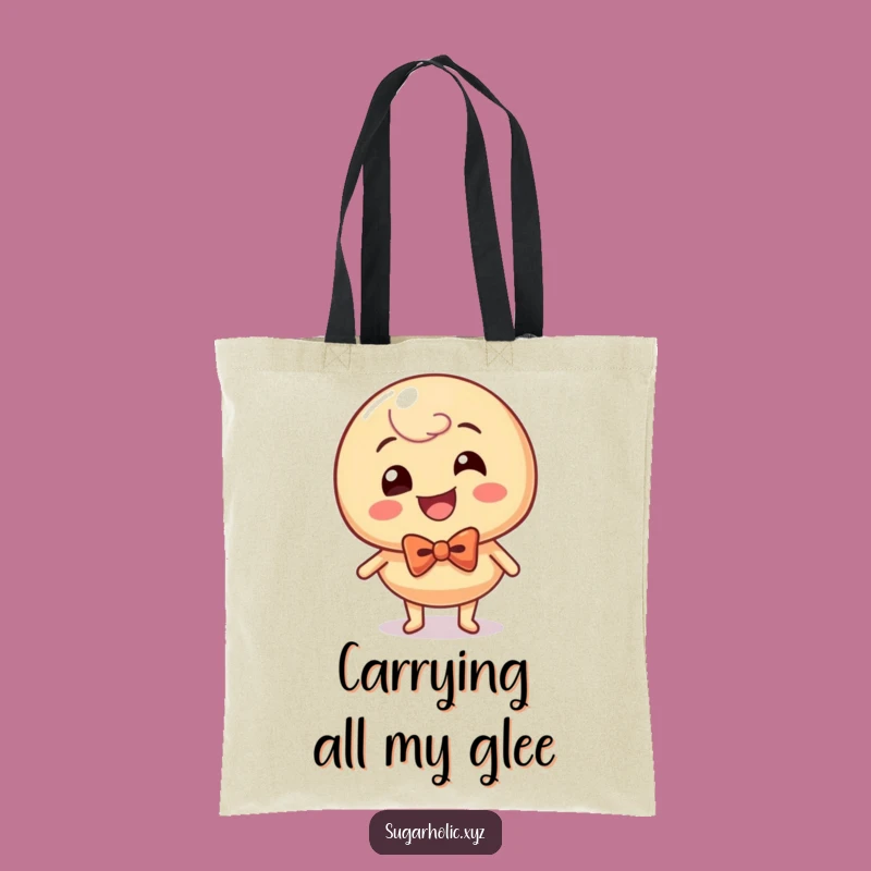 Funny Giggling Caramel Candy Tote Bag: Carry Your Laughs in Style