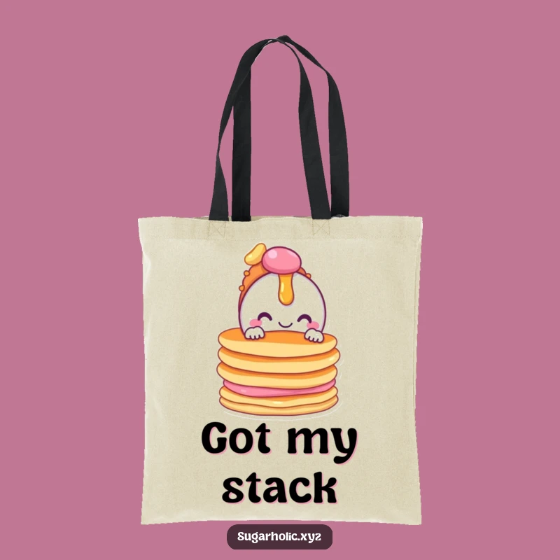 Breakfast Buddy Funny Candy Tote Bag - Carry Your Sweetness