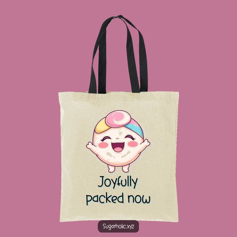 Joyful Carry-All Funny Candy Tote Bag - Sweet Happiness
