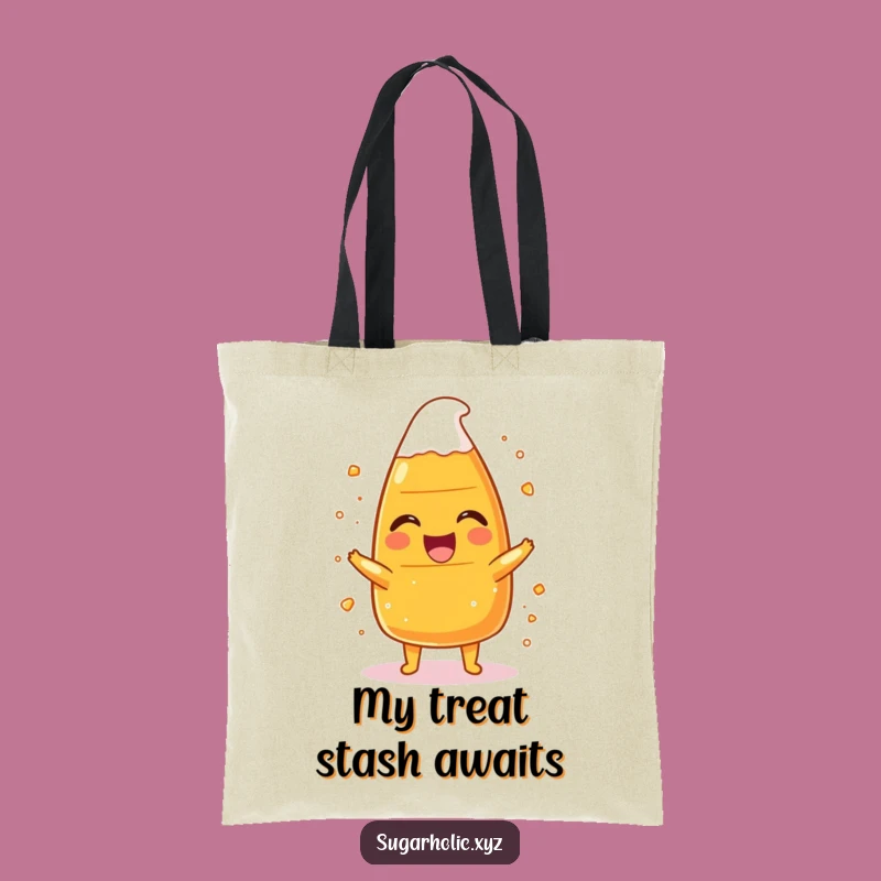 Funny Candy Corn Laughing Tote Bag: Carry Your Laughs in Style, Perfect Funny Gift